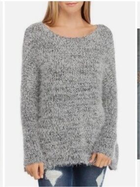 Cozy Black, White, Grey Sweater